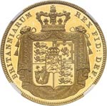 Georges IV (1820-1830). 5 souverains (5 ... 