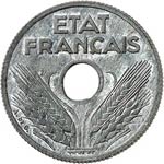 10 centimes 1943, essai. Av. Essai et date ... 