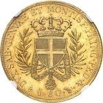 Victor Emmanuel I (1814-1821). 80 lire 1821, ... 