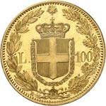 Umberto Ier (1878-1900). 100 lire 1882 R, ... 
