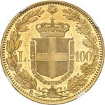 Umberto Ier (1878-1900). 100 lire 1891 R, ... 