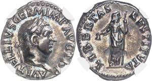 Vitellius (69). Denier 69, Rome.Av. ... 