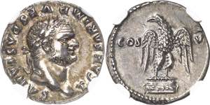 Titus César (69-79). Denier 76, Rome.Av. T ... 