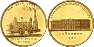 Ferdinand Ier (1835-1848). Médaille d’Or ... 