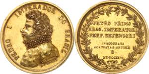 Pierre Ier (1822-1831). Médaille, ... 