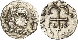 Clovis II (639-657). Trémissis du ... 