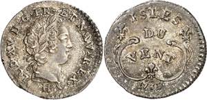 Louis XV (1715-1774). 6 sols 1731, H, La ... 