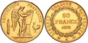 IIIe République (1870-1940). 50 francs ... 