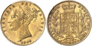 Victoria (1837-1901). Souverain, coin #17 ... 