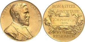 Édouard VII (1901-1910). Médaille d’or, ... 