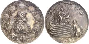 Léopold Ier (1657-1705). Médaille pour la ... 