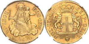 Gênes, République (1528-1797). 96 lire ... 