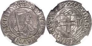 Savoie, Charles Ier (1482-1490). Teston ND ... 