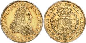 Philippe V (1700-1746). 8 escudos 1736, Mo, ... 