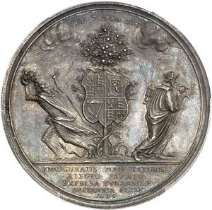 Guillaume et Marie (1689-1694). Médaille, ... 