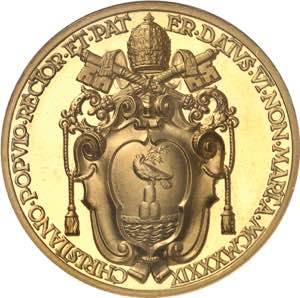 Vatican, Pie XII (1939-1958). Médaille ... 