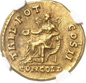Aelius César (136-138). Aureus 137, Rome. ... 