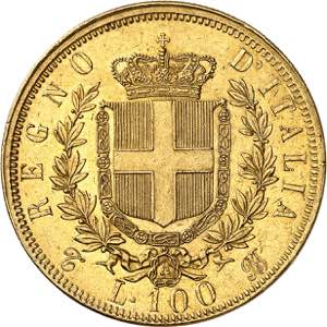 Victor-Emmanuel II (1861-1878). 100 lire ... 