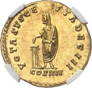 Antonin le Pieux (138-161). Aureus 158-159, ... 
