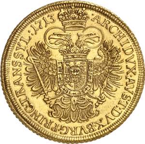 Charles VI (1711-1740). 10 ducats 1713, ... 