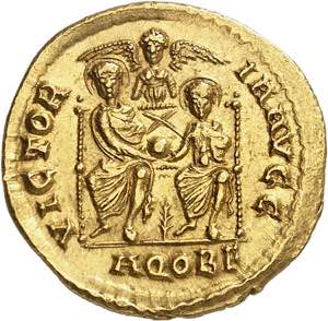 Valentinien II (375-392). Solidus 378-383, ... 