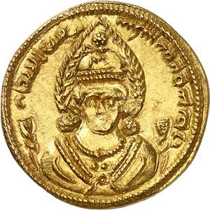 Empire sassanide, Khosro II (591-628). Dinar ... 