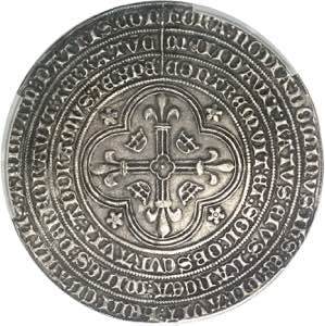 Charles VII (1422-1461). Médaille ... 