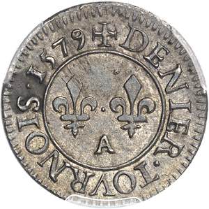 Henri III (1574-1589). Essai en argent du ... 