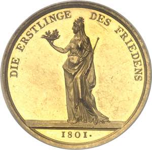 Consulat (1799-1804). Médaille d’Or, ... 