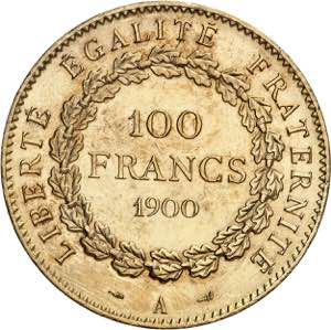 IIIe République (1870-1940). 100 francs ... 