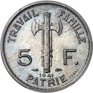 État Français (1940-1944). Essai de 5 ... 