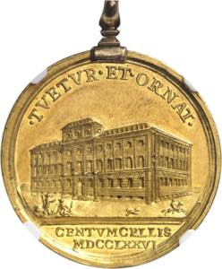 Vatican, Pie VI (1775-1799). Médaille ... 