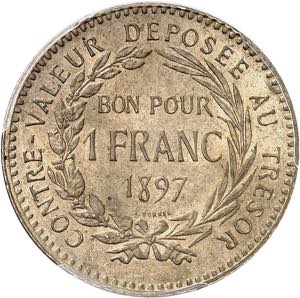 IIIe République (1870-1940). 1 franc 1897, ... 