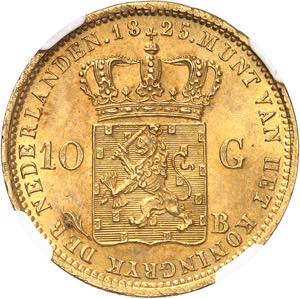 Guillaume I (1815-1840). 10 gulden (10 ... 
