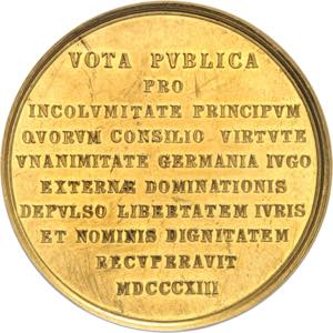 Alexandre Ier (1801-1825). Médaille d’Or ... 