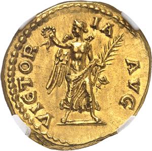 Hadrien (117-138). Aureus 134-138, Rome. NGC ... 