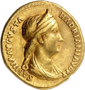 Sabine (128-136). Aureus ... 