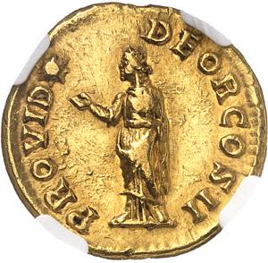 Pertinax (192-193). Aureus 193, Rome. NGC XF ... 