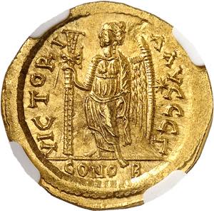Zenon (476-491). Solidus 476-491, ... 