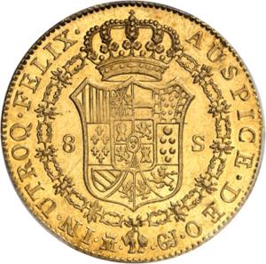 Ferdinand VII (1808-1833). 8 escudos 1820 ... 