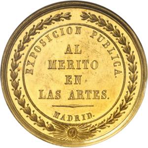 Ferdinand VII (1808-1833). Médaille d’Or, ... 