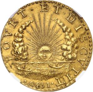 Henri III (1574-1589). Médaille d’or, ... 