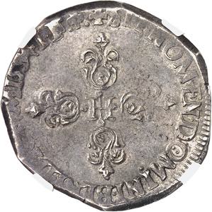 Henri IV (1589-1610). Demi-franc 1594, D, ... 