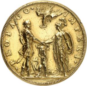 Henri IV (1589-1610). Médaille d’Or, ... 
