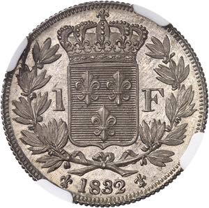 Henri V (1820-1883). 1 franc TWI 1832, ... 