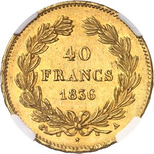 Louis-Philippe Ier (1830-1848). 40 francs ... 