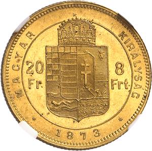François-Joseph Ier (1848-1916). 20 francs ... 