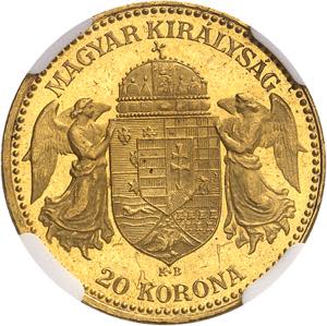 François-Joseph Ier (1848-1916). 20 korona, ... 
