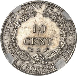 IIIe République (1870-1940). 10 centimes, ... 