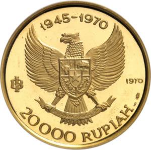 République (1949- ). 20000 rupiah, Flan ... 
